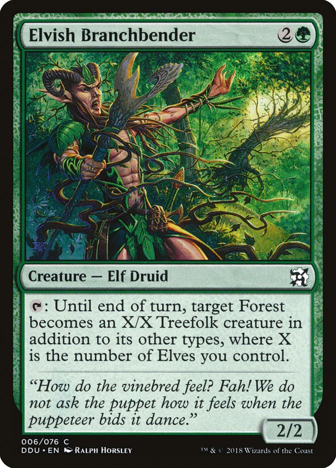Elvish Branchbender [Duel Decks: Elves vs. Inventors] - Magic: The Gathering - Card Brawlers | Quebec | Canada |