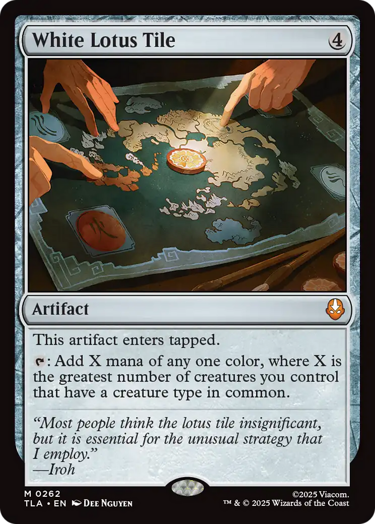 White Lotus Tile [Avatar: The Last Airbender] - Magic: The Gathering - Card Brawlers | Quebec | Canada |