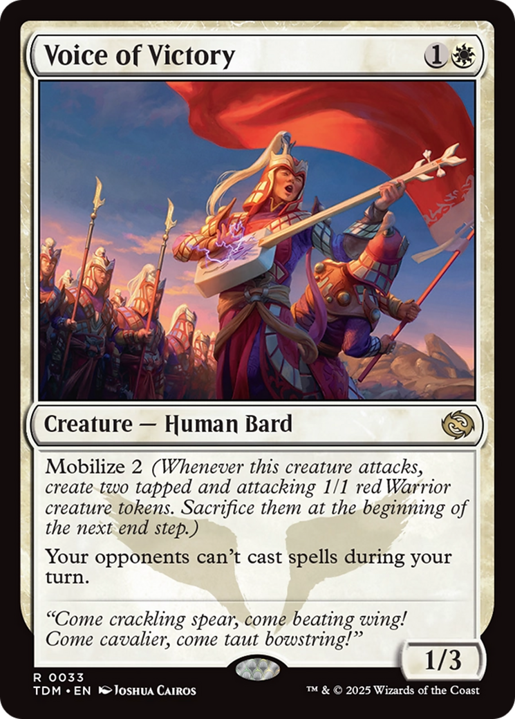 Voice of Victory [Tarkir: Dragonstorm] - Magic: The Gathering - Card Brawlers | Quebec | Canada |