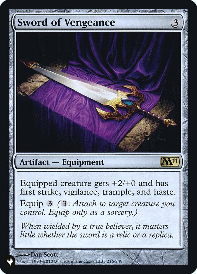 Sword of Vengeance [Secret Lair: Heads I Win, Tails You Lose] - Magic: The Gathering - Card Brawlers | Quebec | Canada |