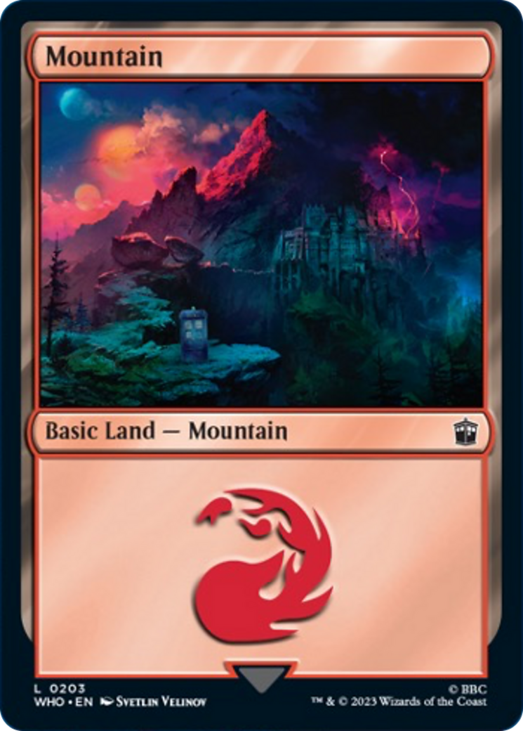 Mountain (203) [Doctor Who] - Magic: The Gathering - Card Brawlers | Quebec | Canada |