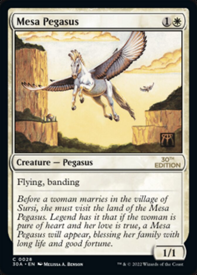 Mesa Pegasus [30th Anniversary Edition] - Magic: The Gathering - Card Brawlers | Quebec | Canada |