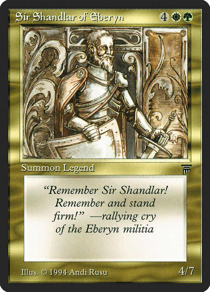 Sir Shandlar of Eberyn [Legends] - Magic: The Gathering - Card Brawlers | Quebec | Canada |