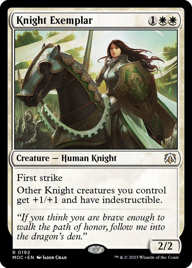 Knight Exemplar [March of the Machine Commander] - Magic: The Gathering - Card Brawlers | Quebec | Canada |
