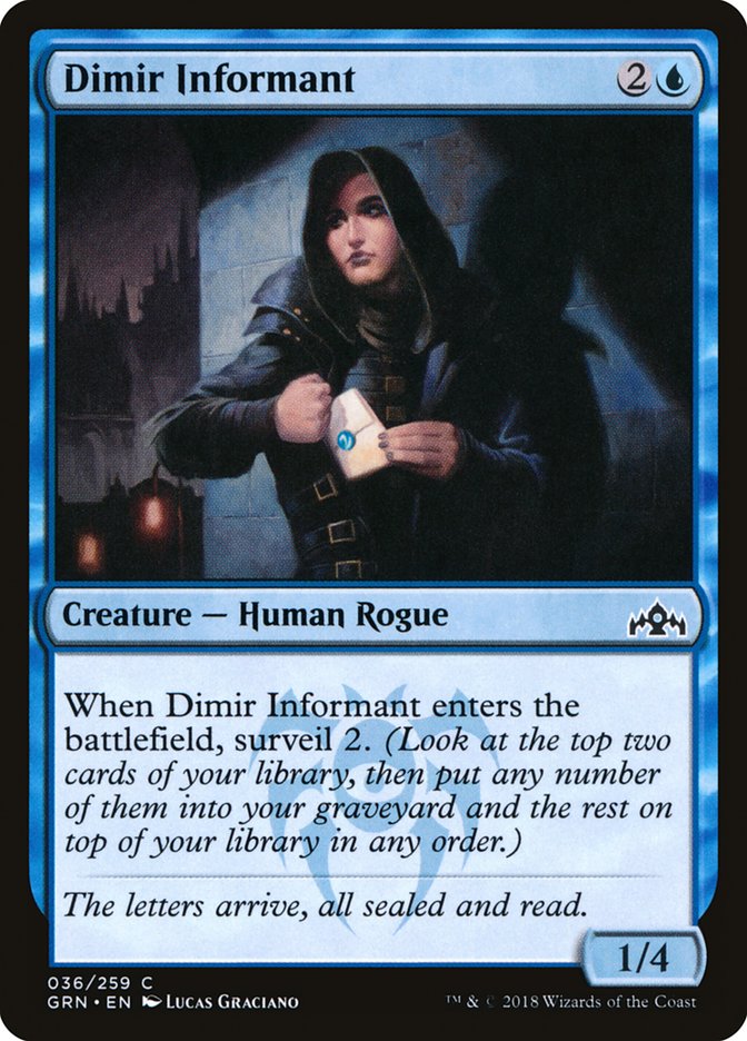 Dimir Informant [Guilds of Ravnica] - Magic: The Gathering - Card Brawlers | Quebec | Canada |