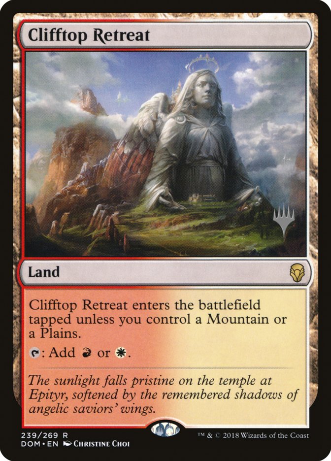 Clifftop Retreat (Promo Pack) [Dominaria Promos] - Magic: The Gathering - Card Brawlers | Quebec | Canada |