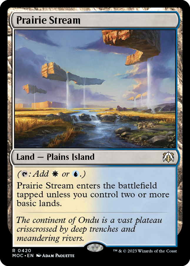 Prairie Stream [March of the Machine Commander] - Magic: The Gathering - Card Brawlers | Quebec | Canada |