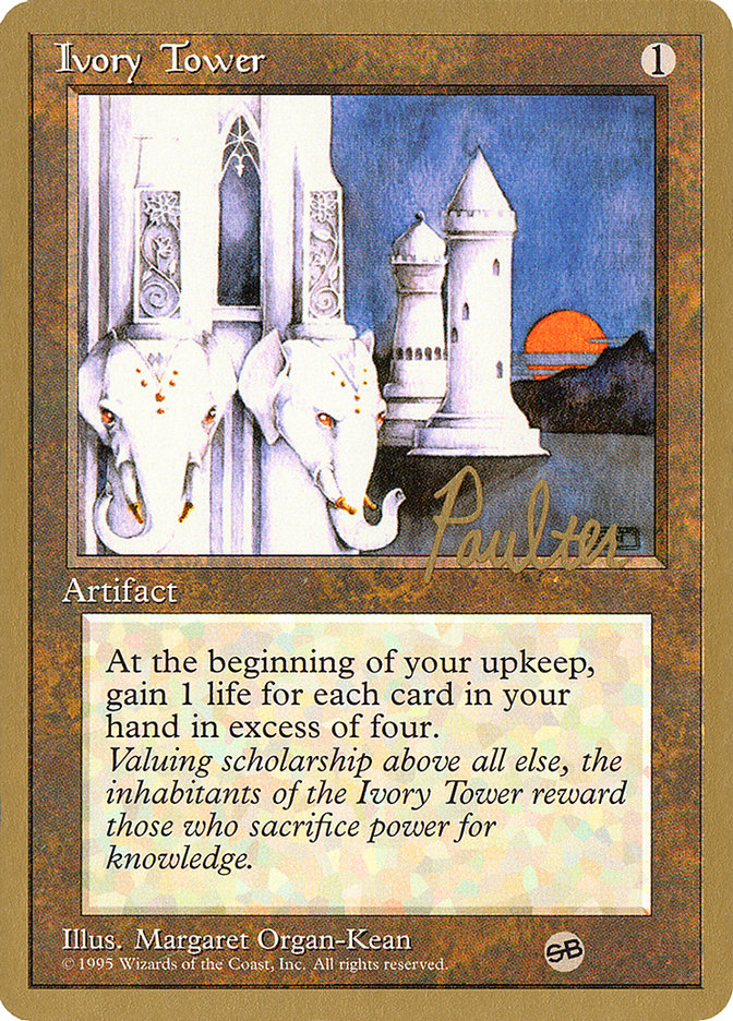Ivory Tower (Preston Poulter) (SB) [Pro Tour Collector Set] - Magic: The Gathering - Card Brawlers | Quebec | Canada |