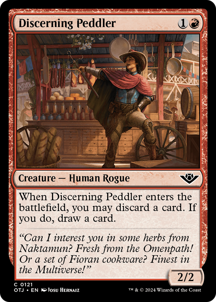 Discerning Peddler [Outlaws of Thunder Junction] - Magic: The Gathering - Card Brawlers | Quebec | Canada |