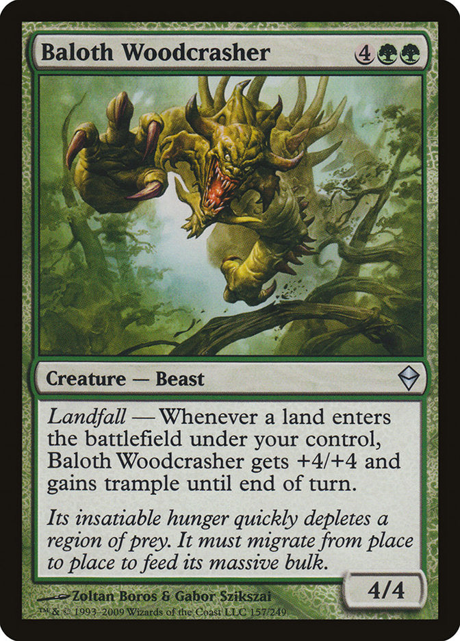 Baloth Woodcrasher [Zendikar] - Magic: The Gathering - Card Brawlers | Quebec | Canada |