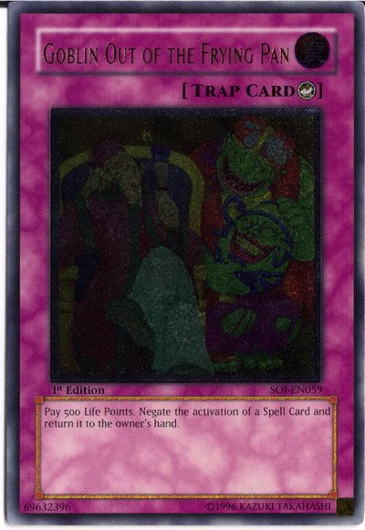 Goblin Out of the Frying Pan (UTR) [SOI-EN059] Ultimate Rare - Yu-Gi-Oh! - Card Brawlers | Quebec | Canada |