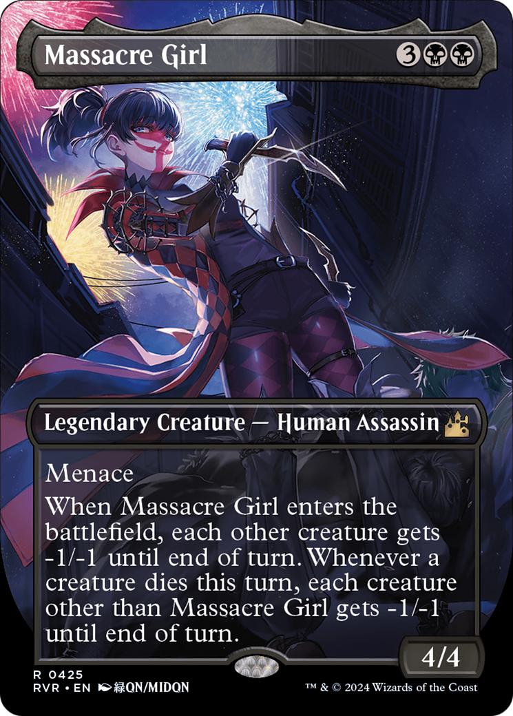 Massacre Girl (Anime Borderless) [Ravnica Remastered] - Magic: The Gathering - Card Brawlers | Quebec | Canada |