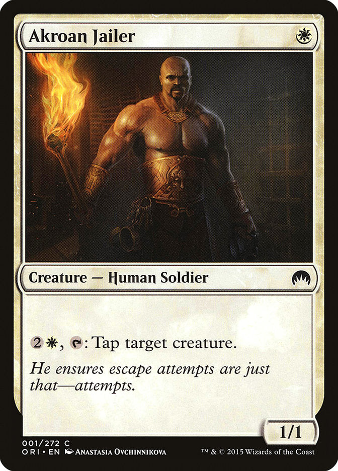 Akroan Jailer [Magic Origins] - Magic: The Gathering - Card Brawlers | Quebec | Canada |