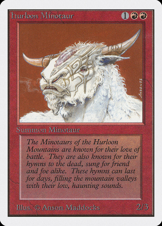 Hurloon Minotaur [Unlimited Edition] - Magic: The Gathering - Card Brawlers | Quebec | Canada |