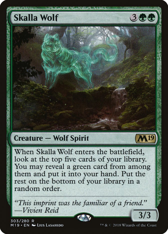 Skalla Wolf [Core Set 2019] - Magic: The Gathering - Card Brawlers | Quebec | Canada |