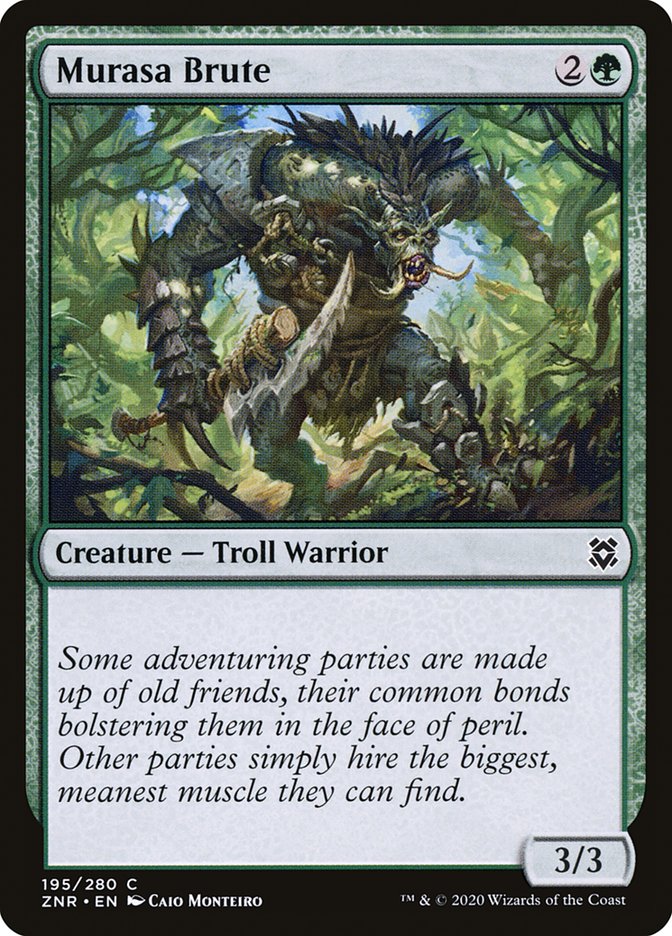Murasa Brute [Zendikar Rising] - Magic: The Gathering - Card Brawlers | Quebec | Canada |