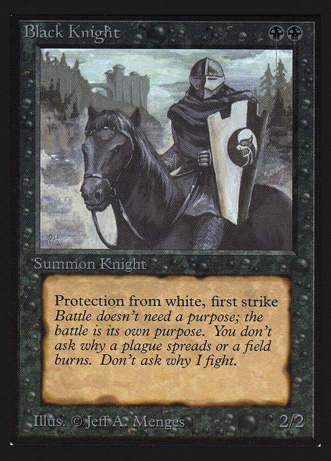 Black Knight [International Collectors' Edition] - Magic: The Gathering - Card Brawlers | Quebec | Canada |