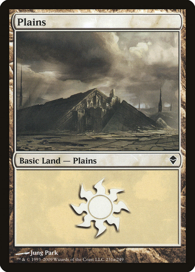 Plains (231a) [Zendikar] - Magic: The Gathering - Card Brawlers | Quebec | Canada |