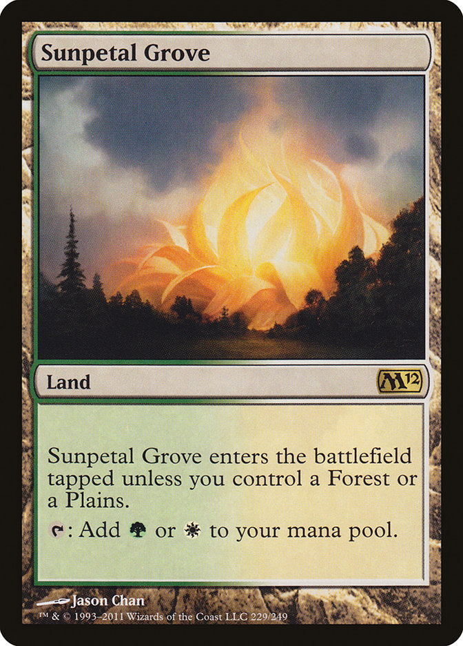 Sunpetal Grove [Magic 2012] - Magic: The Gathering - Card Brawlers | Quebec | Canada |
