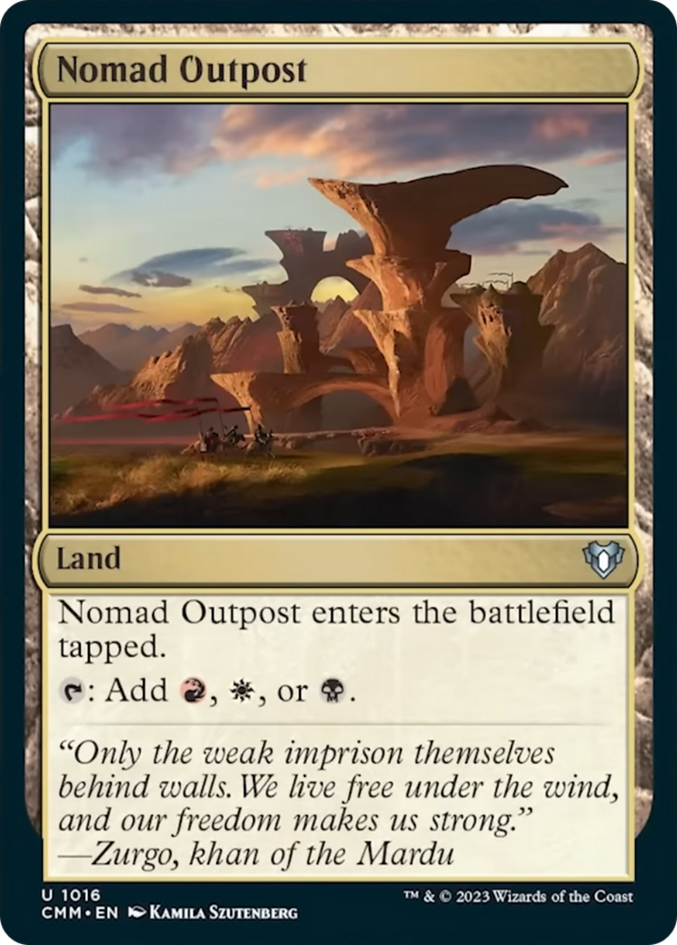 Nomad Outpost [Commander Masters] - Magic: The Gathering - Card Brawlers | Quebec | Canada |