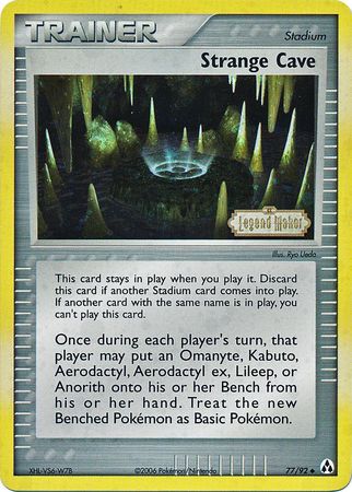Strange Cave (77/92) (Stamped) [EX: Legend Maker] - Pokémon - Card Brawlers | Quebec | Canada |