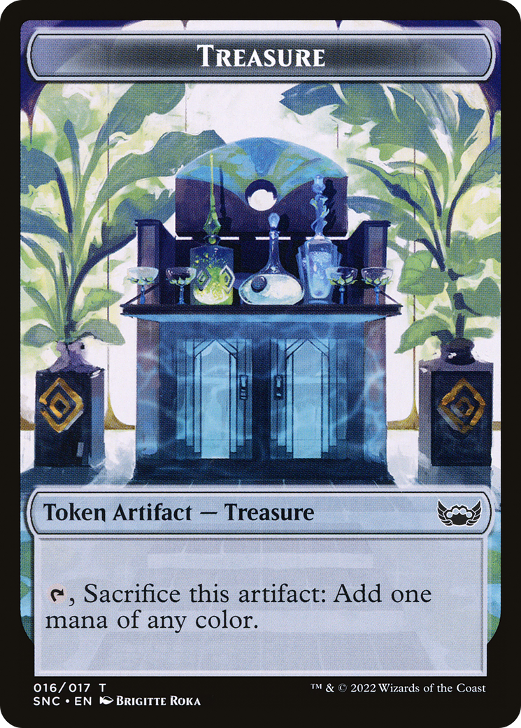 Boar // Treasure Double-Sided Token [Outlaws of Thunder Junction Commander Tokens] - Magic: The Gathering - Card Brawlers | Quebec | Canada |