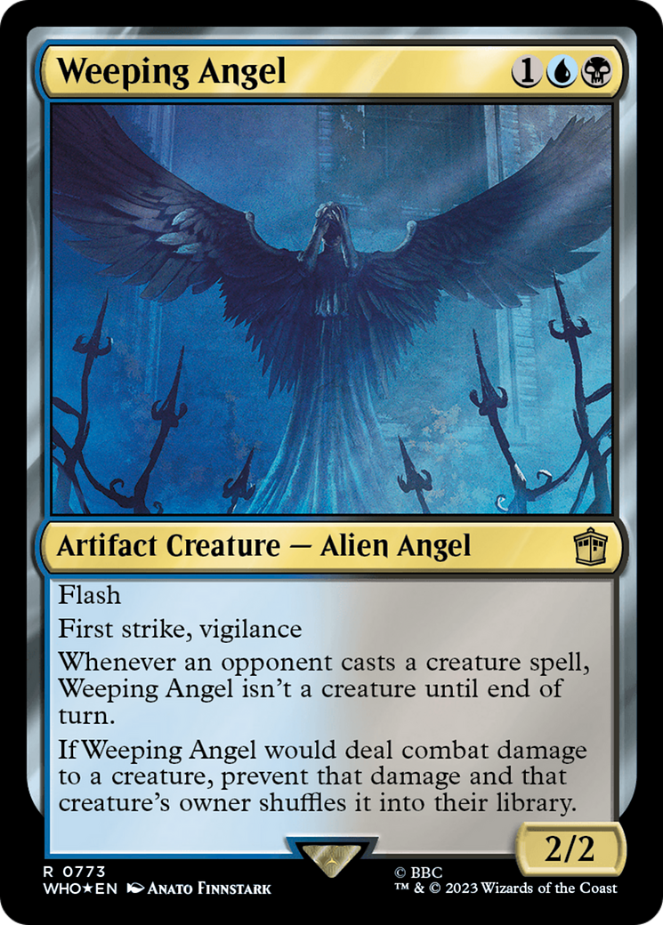 Weeping Angel (Surge Foil) [Doctor Who] - Magic: The Gathering - Card Brawlers | Quebec | Canada |