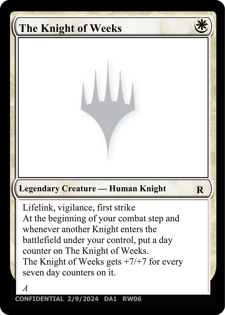 The Knight of Weeks [Unknown Event] - Magic: The Gathering - Card Brawlers | Quebec | Canada |