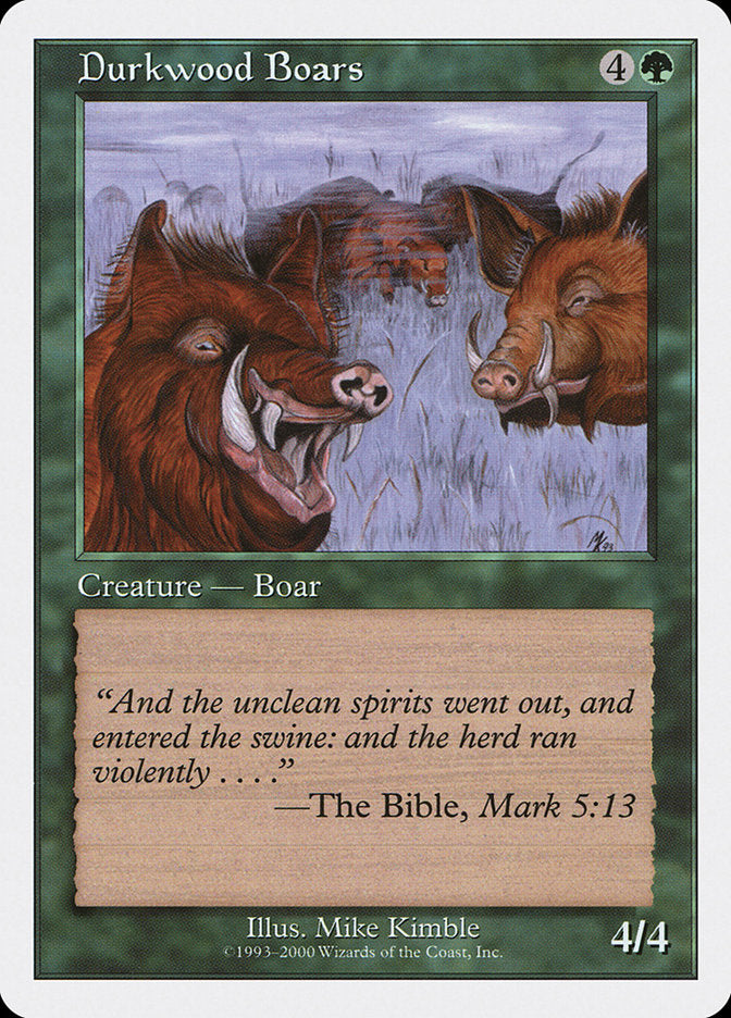 Durkwood Boars [Starter 2000] - Magic: The Gathering - Card Brawlers | Quebec | Canada |