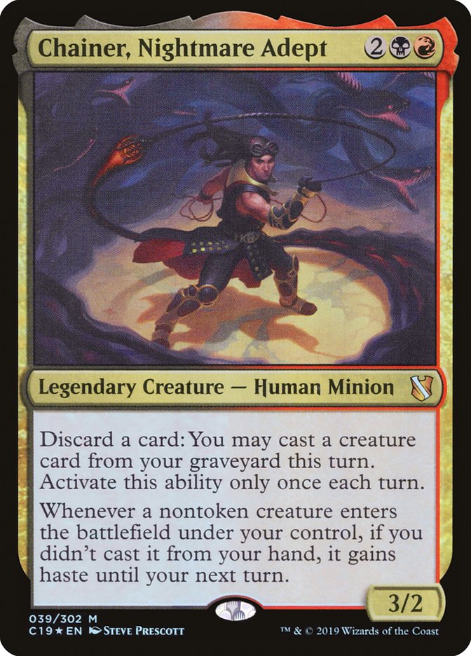 Chainer, Nightmare Adept [Commander 2019] - Magic: The Gathering - Card Brawlers | Quebec | Canada |