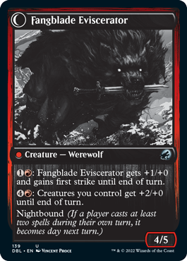 Fangblade Brigand // Fangblade Eviscerator [Innistrad: Double Feature] - Magic: The Gathering - Card Brawlers | Quebec | Canada |