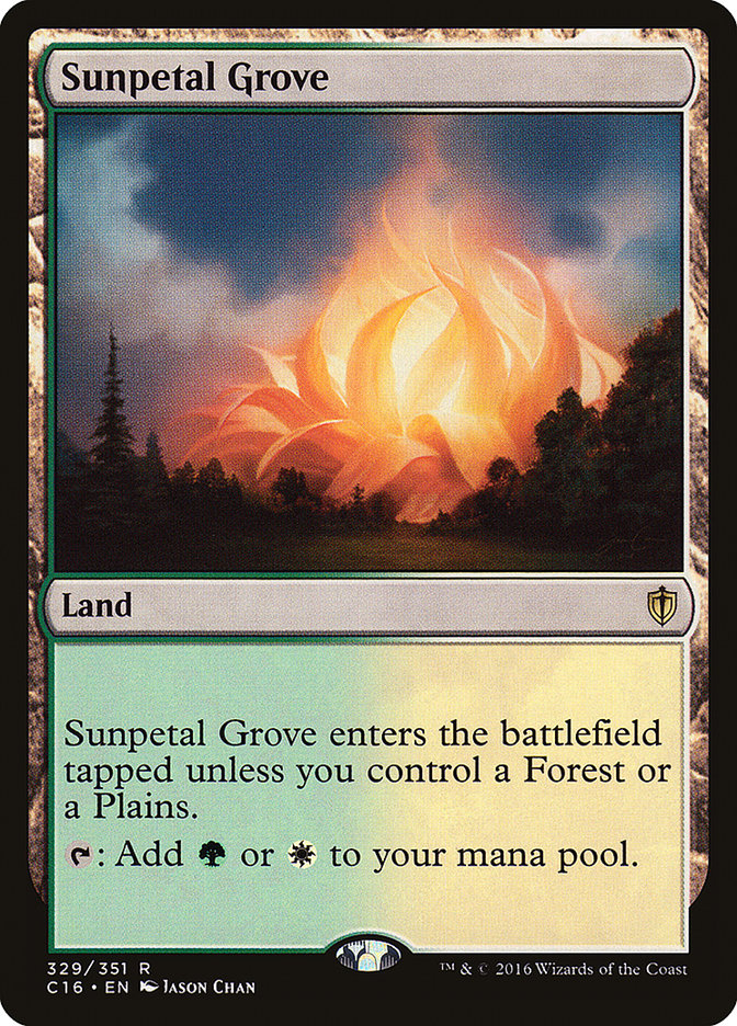 Sunpetal Grove [Commander 2016] - Magic: The Gathering - Card Brawlers | Quebec | Canada |
