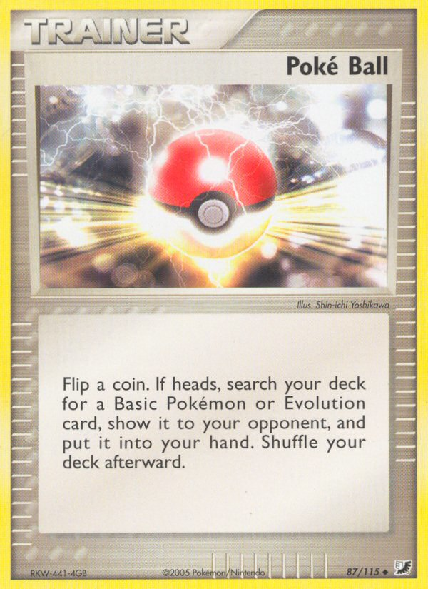 Poke Ball (87/115) [EX: Unseen Forces] - Pokémon - Card Brawlers | Quebec | Canada |