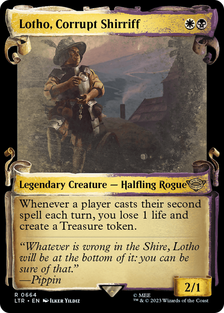 Lotho, Corrupt Shirriff [The Lord of the Rings: Tales of Middle-Earth Showcase Scrolls] - Magic: The Gathering - Card Brawlers | Quebec | Canada |