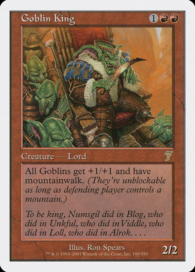 Goblin King [Seventh Edition] - Magic: The Gathering - Card Brawlers | Quebec | Canada |