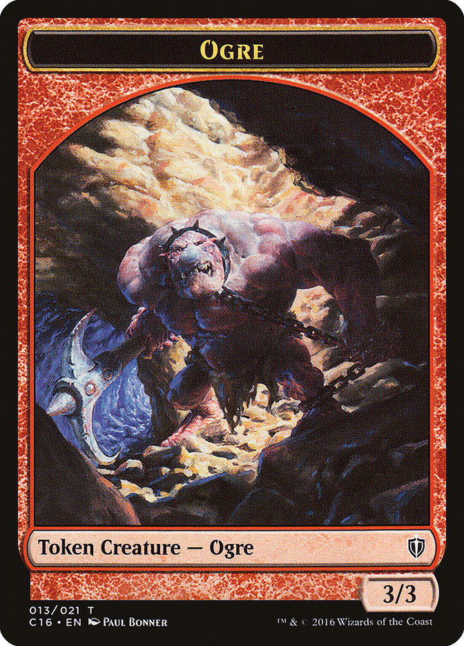 Beast // Ogre Double-Sided Token [Commander 2016 Tokens] - Magic: The Gathering - Card Brawlers | Quebec | Canada |