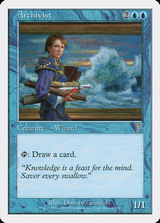 Archivist [Seventh Edition] - Magic: The Gathering - Card Brawlers | Quebec | Canada |