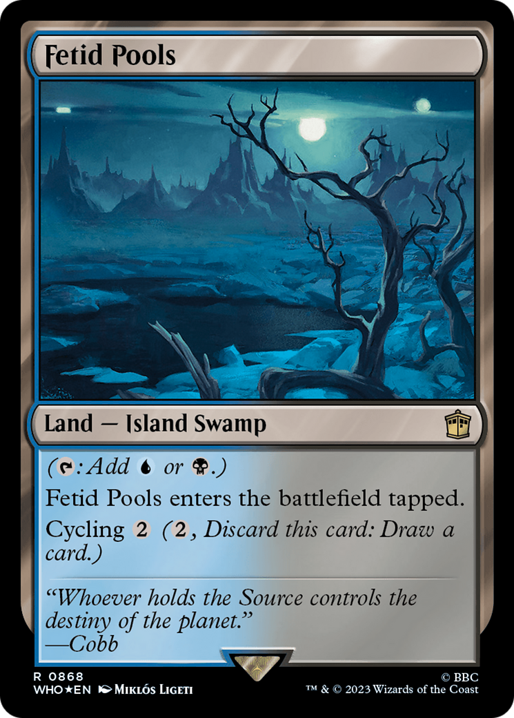 Fetid Pools (Surge Foil) [Doctor Who] - Magic: The Gathering - Card Brawlers | Quebec | Canada |