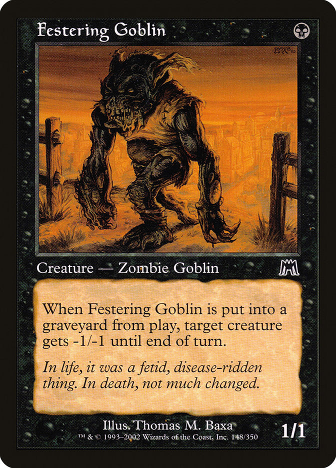 Festering Goblin [Onslaught] - Magic: The Gathering - Card Brawlers | Quebec | Canada |