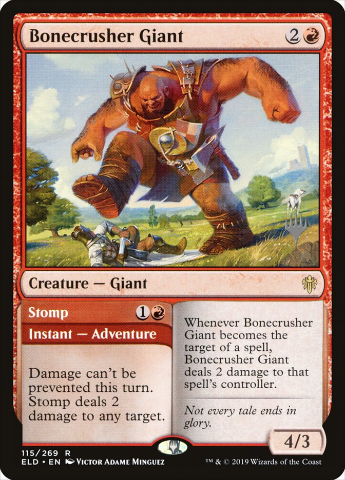 Bonecrusher Giant // Stomp (Promo Pack) [Throne of Eldraine Promos] - Magic: The Gathering - Card Brawlers | Quebec | Canada |