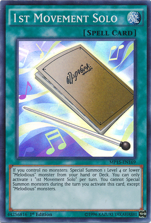 1st Movement Solo [MP15-EN169] Super Rare - Yu-Gi-Oh! - Card Brawlers | Quebec | Canada |