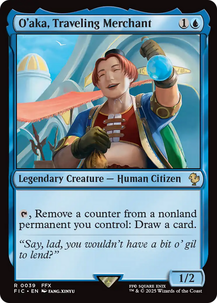 O'aka, Traveling Merchant [FINAL FANTASY Commander] - Magic: The Gathering - Card Brawlers | Quebec | Canada |