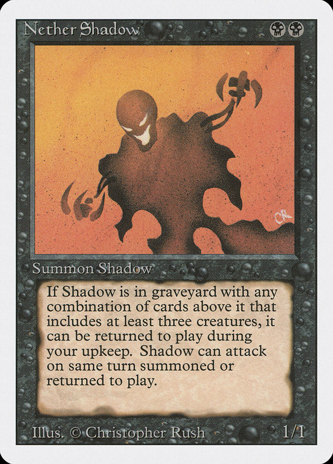 Nether Shadow [Revised Edition] - Magic: The Gathering - Card Brawlers | Quebec | Canada |