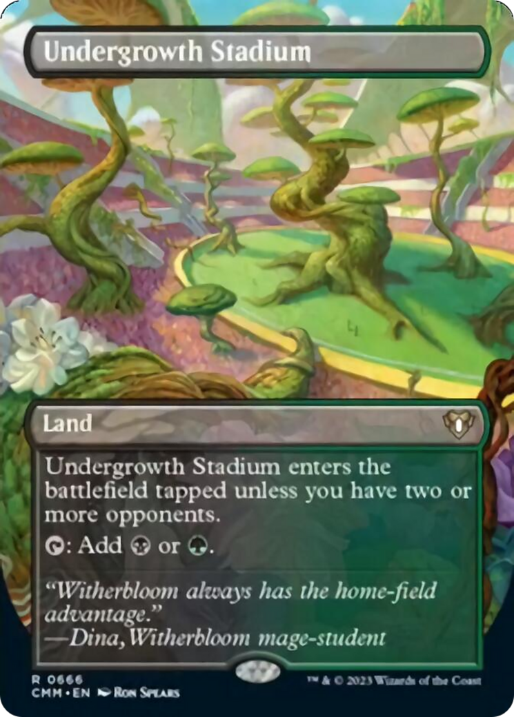 Undergrowth Stadium (Borderless Alternate Art) [Commander Masters] - Magic: The Gathering - Card Brawlers | Quebec | Canada |