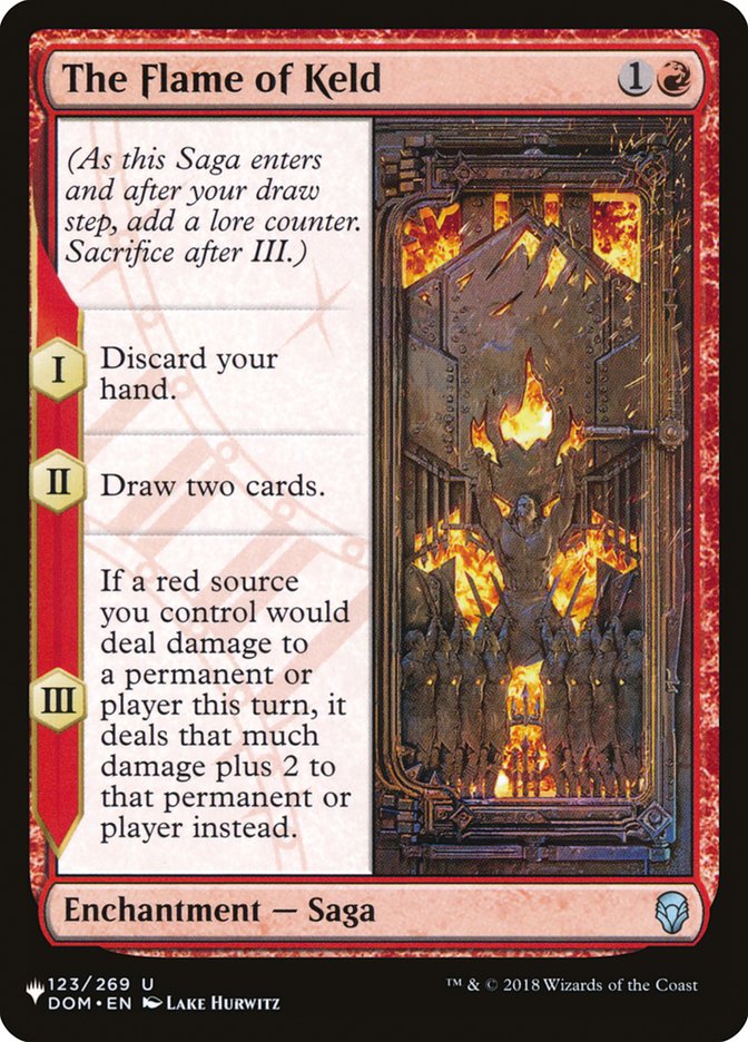 The Flame of Keld [The List] - Magic: The Gathering - Card Brawlers | Quebec | Canada |