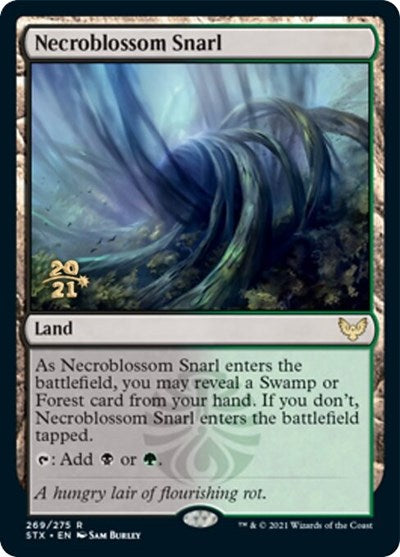 Necroblossom Snarl [Strixhaven: School of Mages Prerelease Promos] - Magic: The Gathering - Card Brawlers | Quebec | Canada |