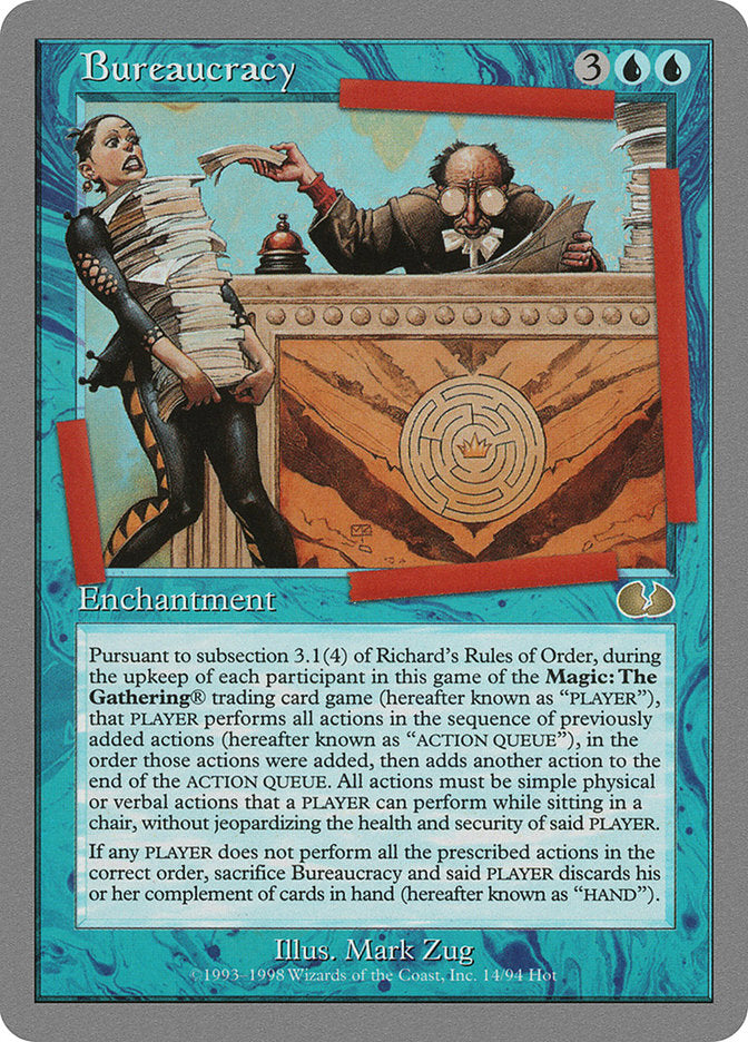Bureaucracy [Unglued] - Magic: The Gathering - Card Brawlers | Quebec | Canada |