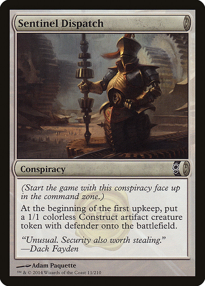 Sentinel Dispatch [Conspiracy] - Magic: The Gathering - Card Brawlers | Quebec | Canada |