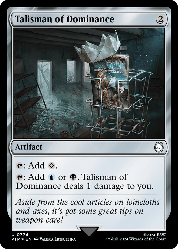 Talisman of Dominance (Surge Foil) [Fallout] - Magic: The Gathering - Card Brawlers | Quebec | Canada |