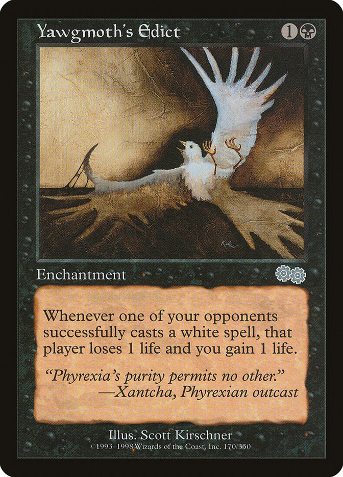 Yawgmoth's Edict [Urza's Saga] - Magic: The Gathering - Card Brawlers | Quebec | Canada |